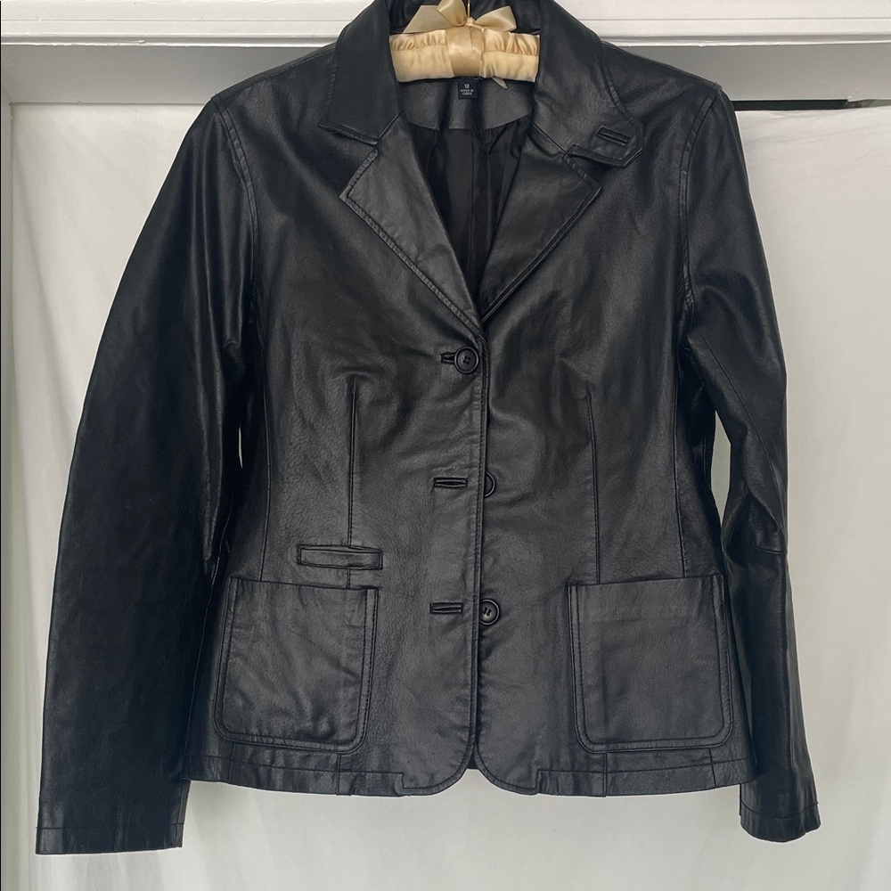 Leather jacket
